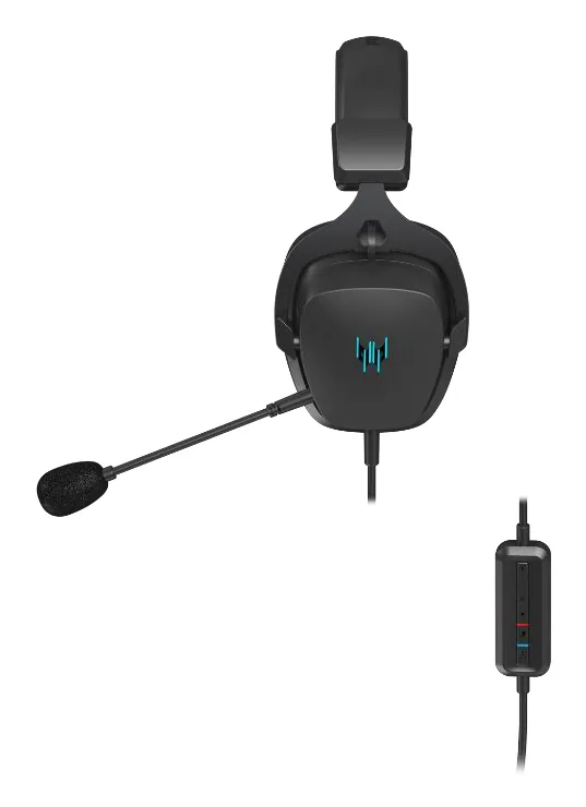 Acer Predator Galea 370 PHW350 Kopfhörer Kabelgebunden Kopfband Gaming USB Typ-A Schwarz – Bild 1