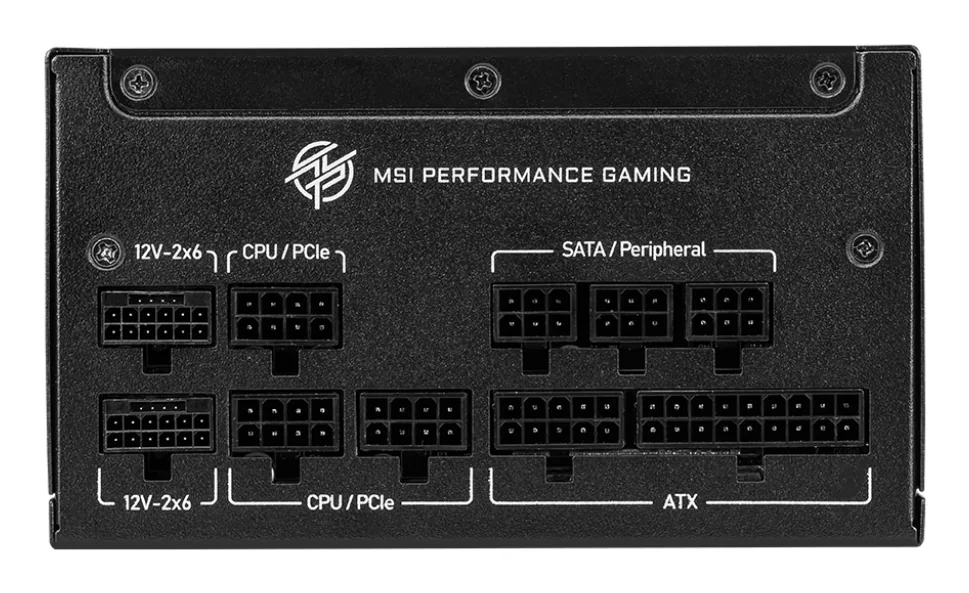 MSI MPG A1250GS PCIE5 Netzteil 1250 W 20+4 pin ATX ATX Schwarz – Bild 3