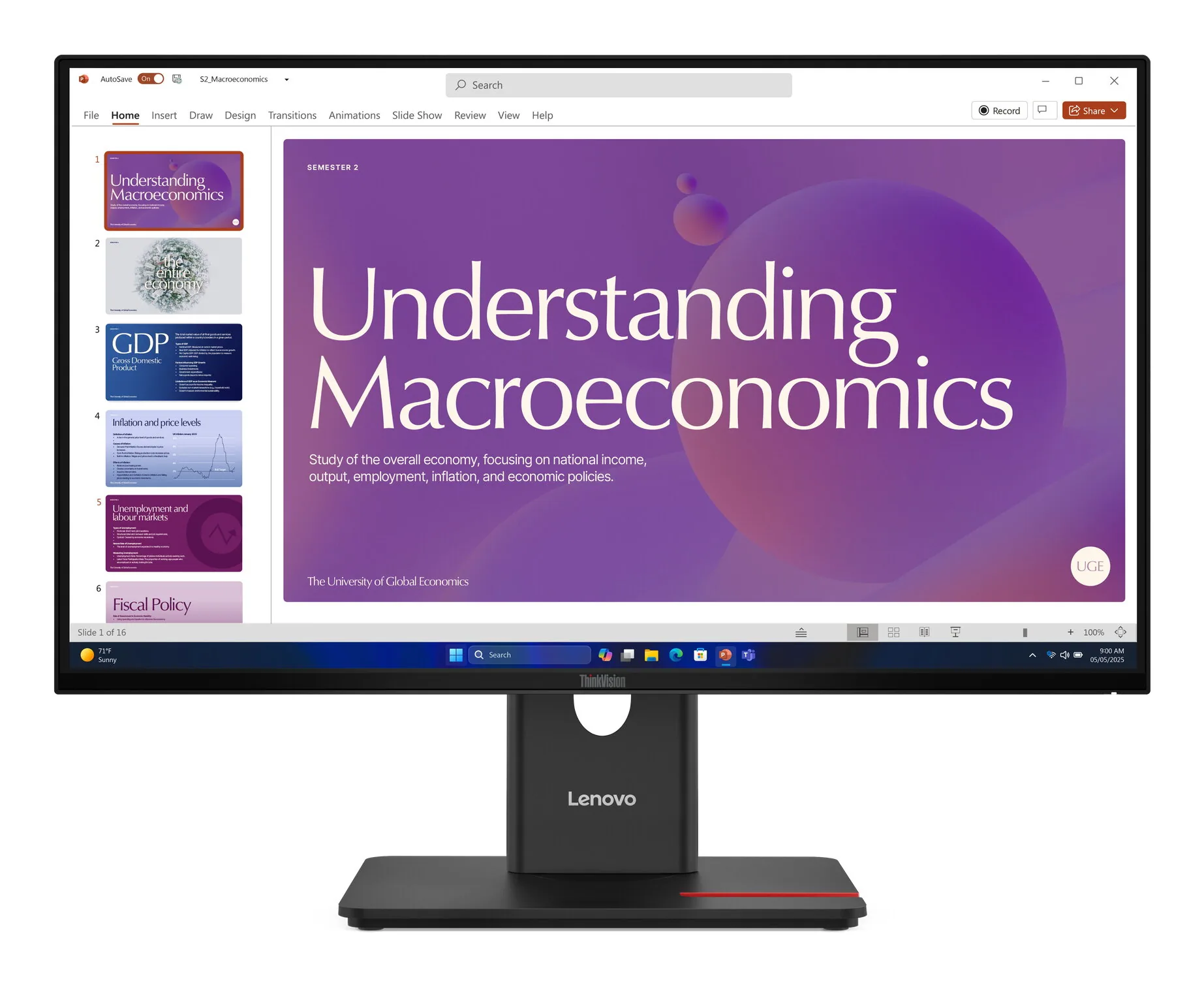 Lenovo ThinkVision T24D-40 Monitor – Bild 2