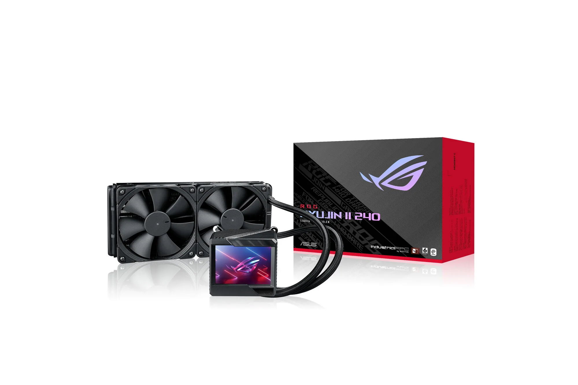 ASUS ROG RYUJIN II 240 Prozessor All-in-One-Flüssigkeitskühler 12 cm Schwarz 1 Stück(e) – Bild 3