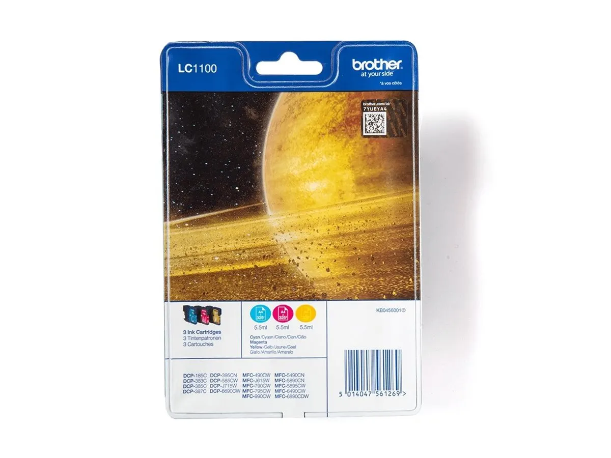 Patrone Brother LC-1100RBWBP Multipack