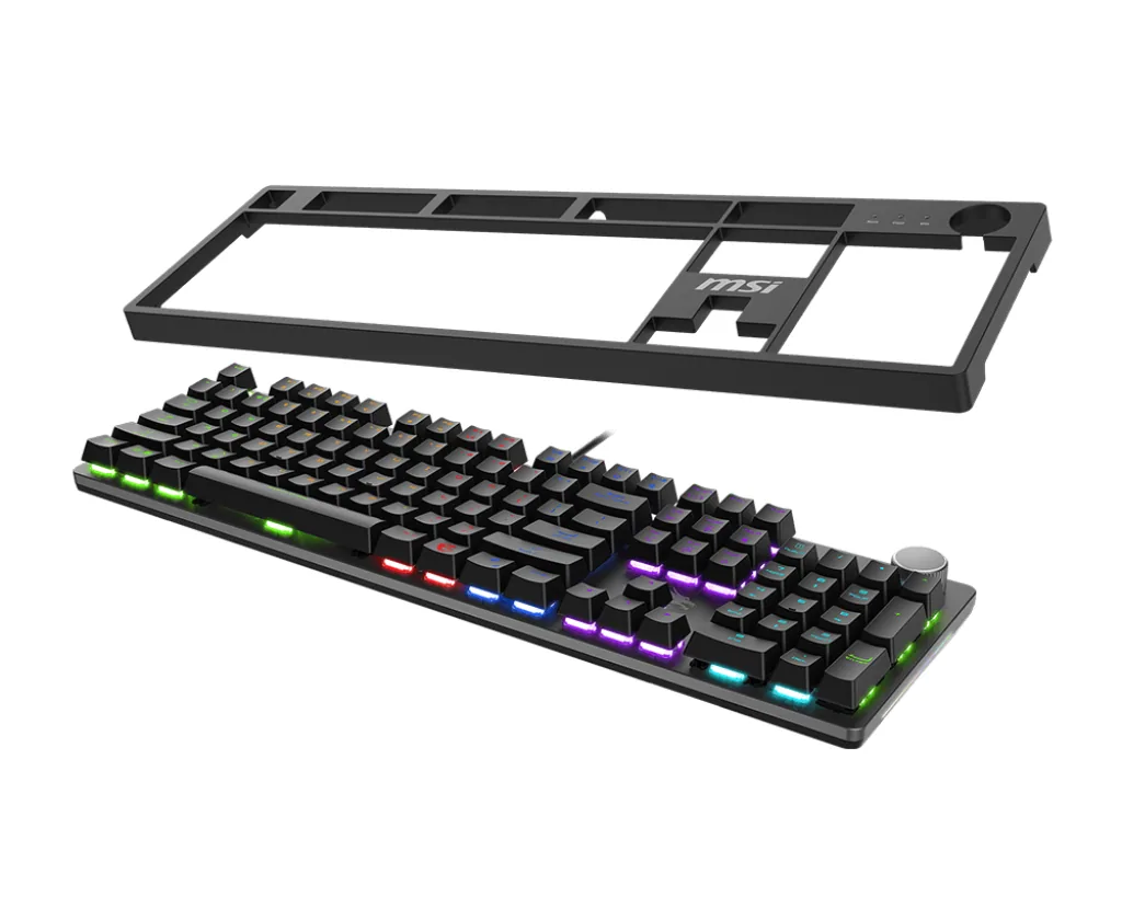 MSI FORGE GK320 RED Tastatur Gaming USB Schwarz – Bild 4