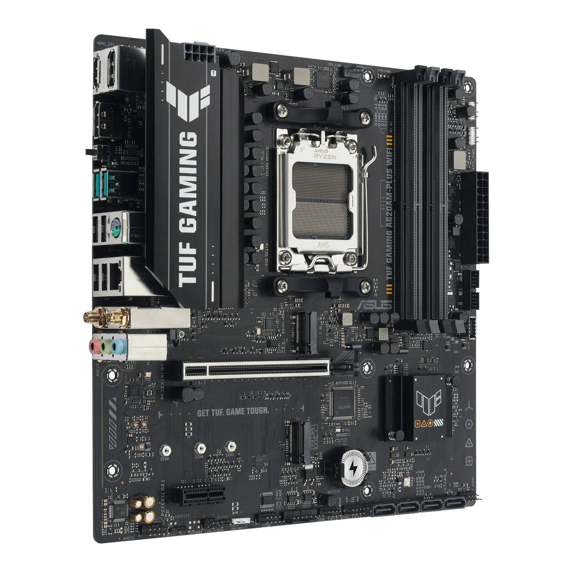 ASUS TUF GAMING A620AM-PLUS WIFI AMD A620A Sockel AM5 micro ATX – Bild 3