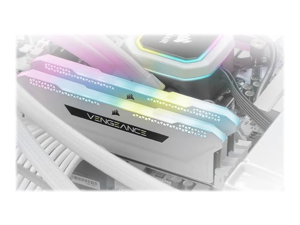 Corsair VENGEANCE RGB DDR4-3200 CL16 32 GB Kit (2x 16 GB) (CMH32GX4M2E3200C16W)