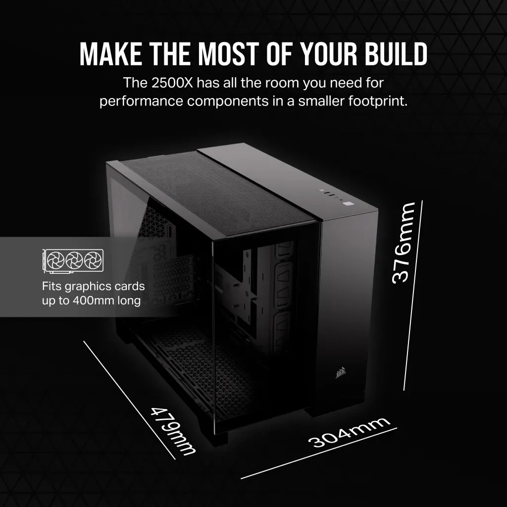 Corsair Geh Midi 2500X (Tempered Glass)