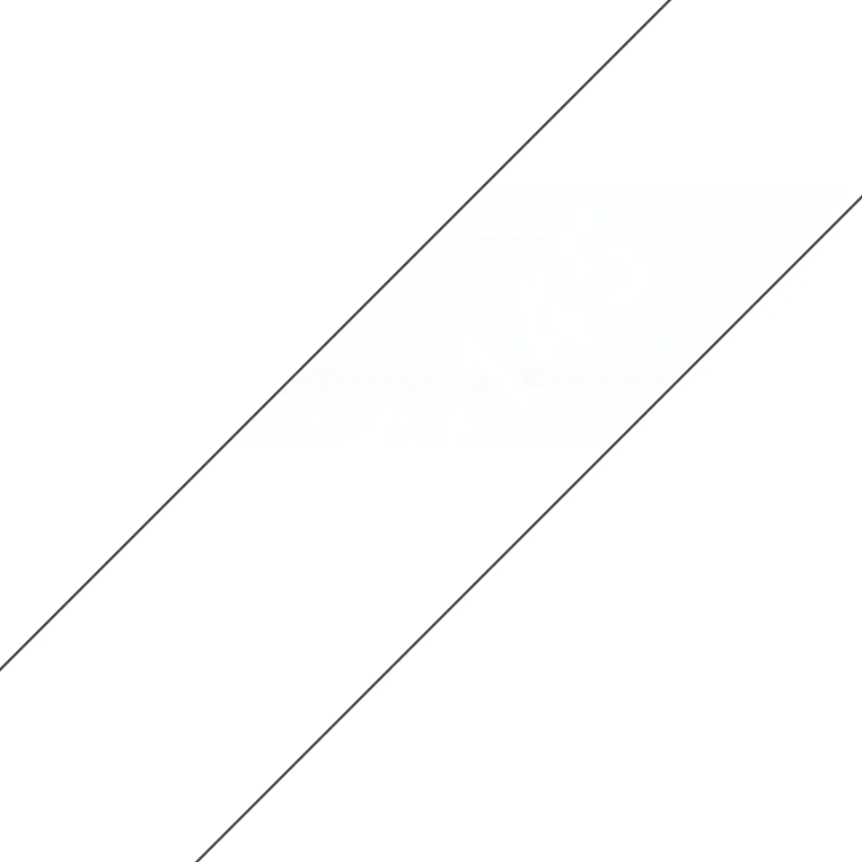 Brother TZE-145 Etiketten erstellendes Band Weiss auf Transparent – Bild 2