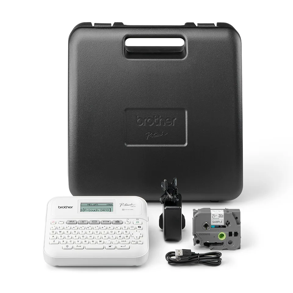 Brother PT-D410VP Etikettendrucker ZINK (Zero-Ink) 180 x 180 DPI Kabelgebunden TZe QWERTY – Bild 5