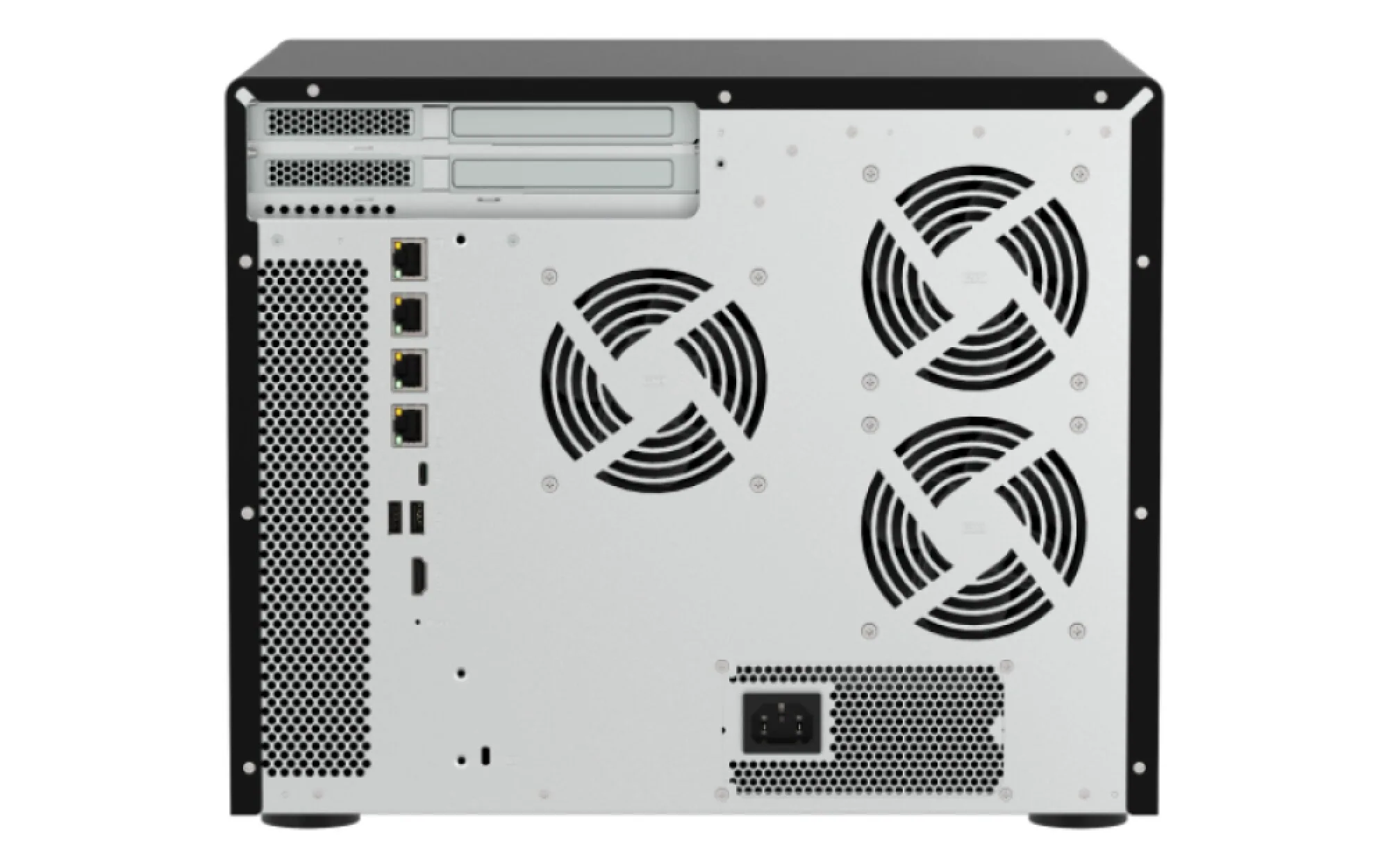 QNAP TVS-H1677AX-R5-16G NAS & Speicherserver Tower AMD Ryzen™ 5 16 GB DDR5 0 TB QuTS hero Schwarz – Bild 2