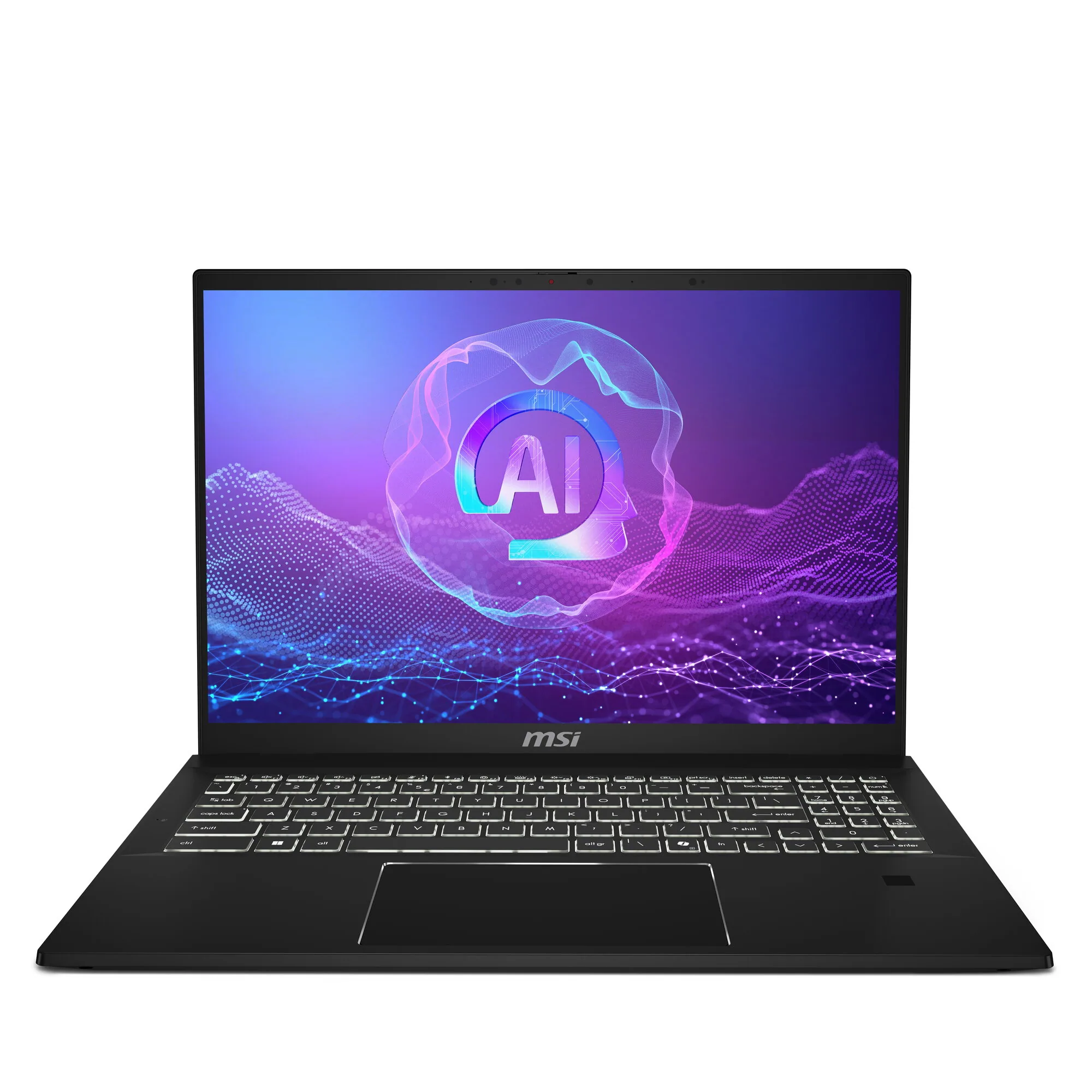 MSI Summit A16 Al+A3HMTG-035 AMD Ryzen AI 9 365 Hybrid (2-in-1) 40,6 cm (16") Touchscreen Quad HD+ 32 GB LPDDR5-SDRAM 1 TB SSD Wi-Fi 7 (802.11be) Windows 11 Pro Schwarz – Bild 1