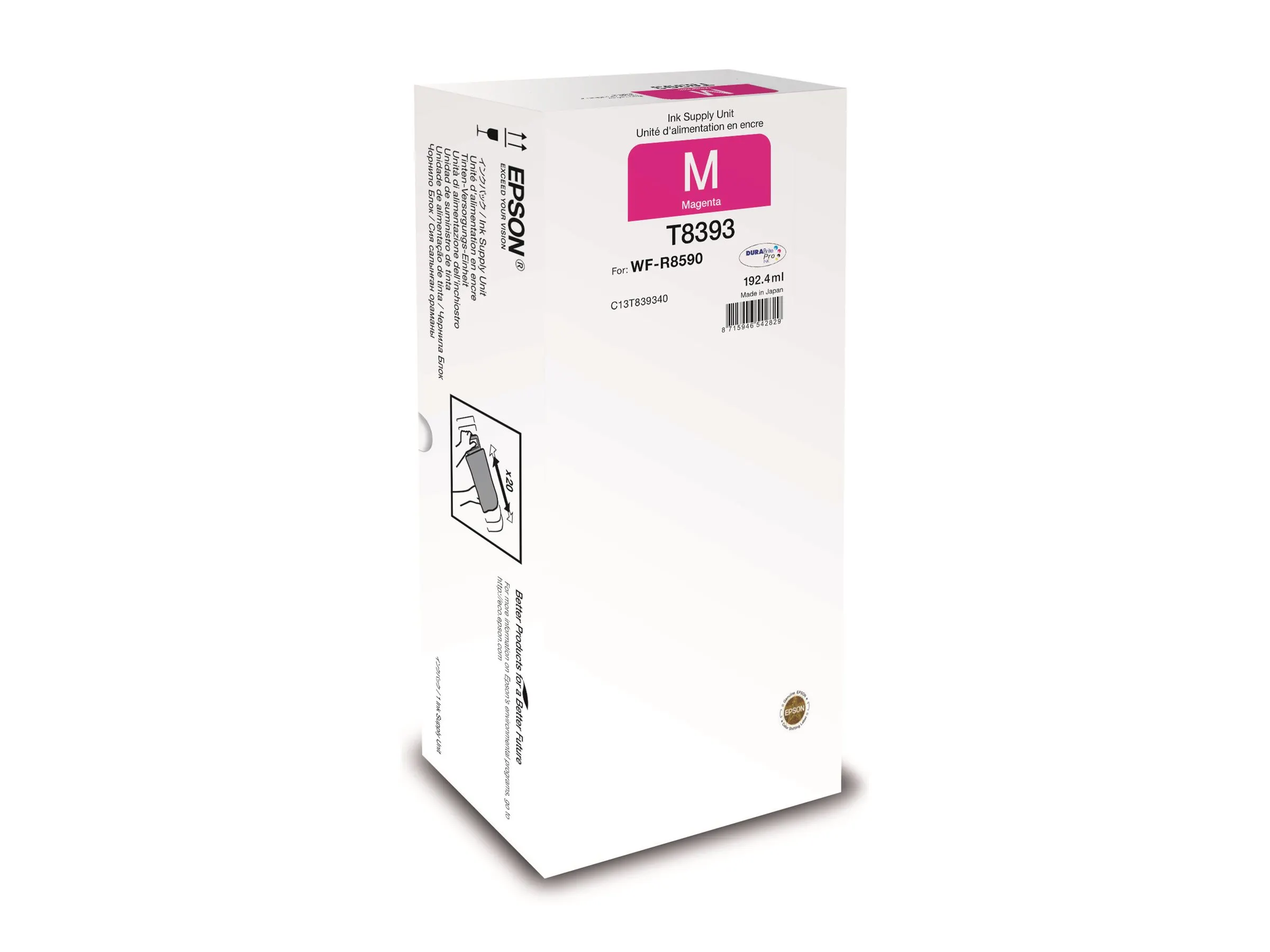 Epson C13T83934N Druckerpatrone Original Hohe (XL-) Ausbeute Magenta