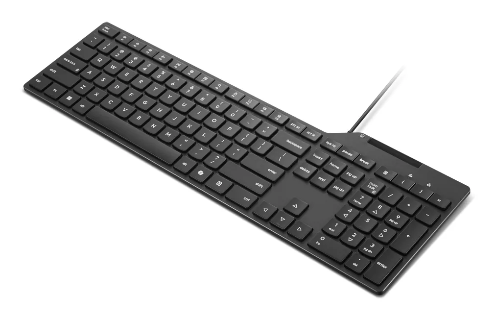 Lenovo 4Y41U13323 Tastatur Büro USB Deutsch Schwarz – Bild 3