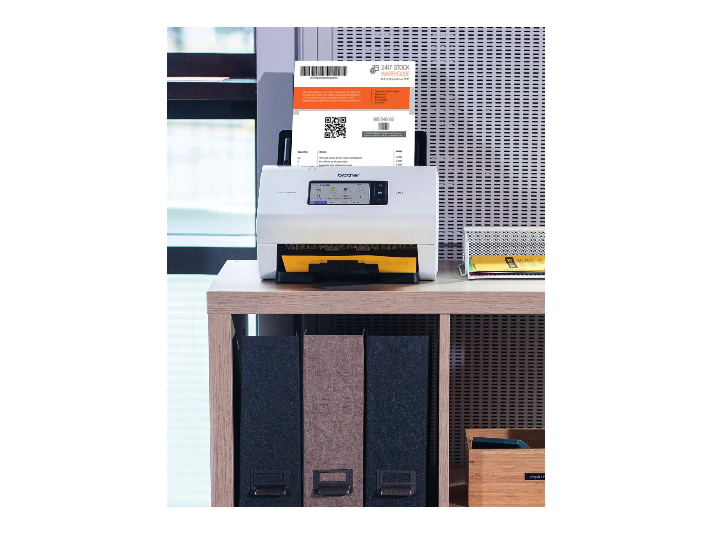 Brother ADS-4900W Scanner ADF + Bogenscanner 600 x 600 DPI A4 Schwarz, Weiß