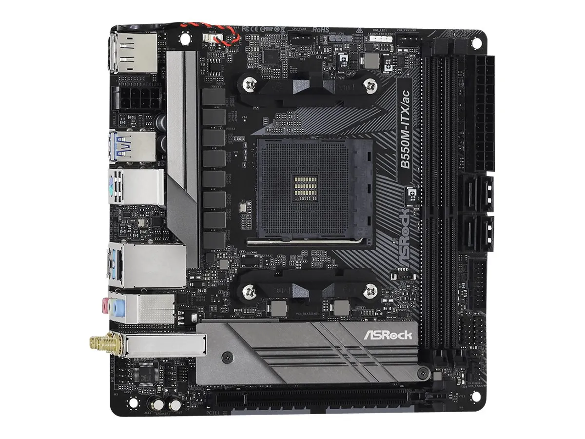 ASRock B550M-ITX/ac              AM4 mITX HDMI/DP       DDR4 retail