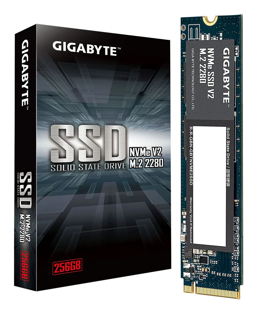 GIGABYTE G3NVMEV2256G Internes Solid State Drive 256 GB M.2 PCI Express 3.0 NVMe 3D TLC NAND – Bild 2