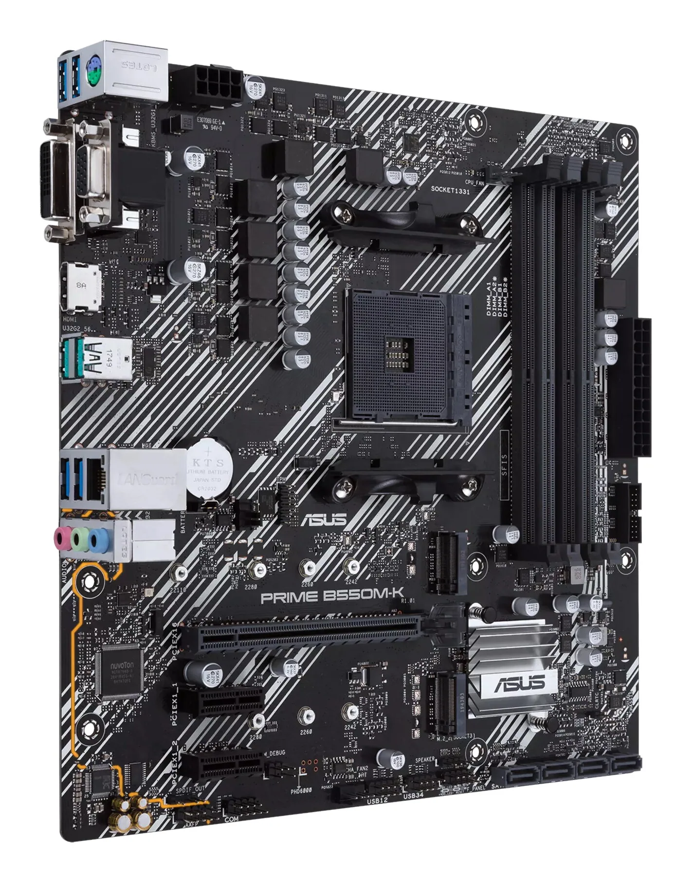 ASUS PRIME B550M-K AMD B550 Sockel AM4 micro ATX – Bild 2