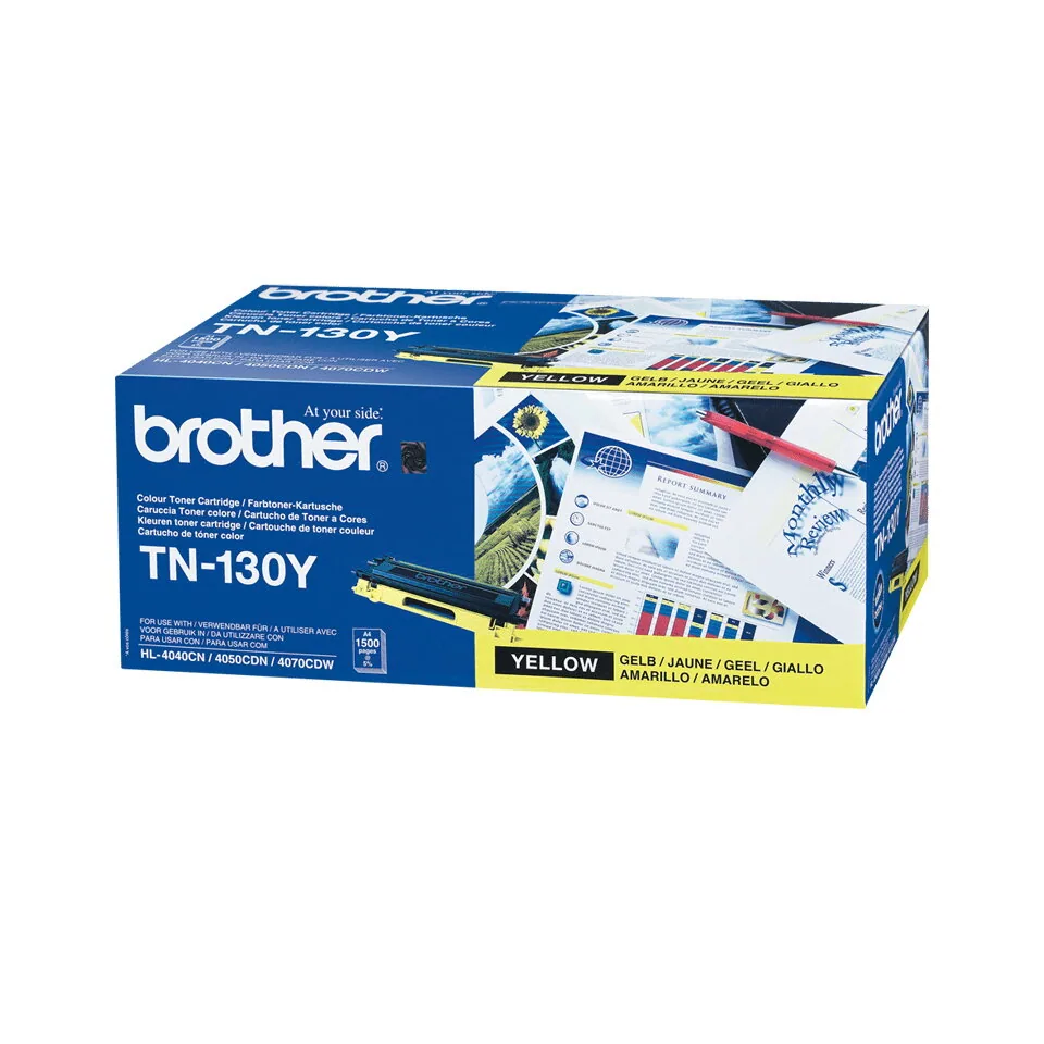 Brother TN-130Y Tonerkartusche 1 Stück(e) Original Gelb – Bild 1