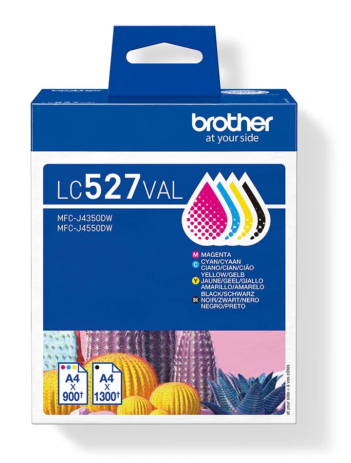 Brother LC527VAL Druckerpatrone 4 Stück(e) Original Schwarz, Cyan, Magenta, Gelb – Bild 3