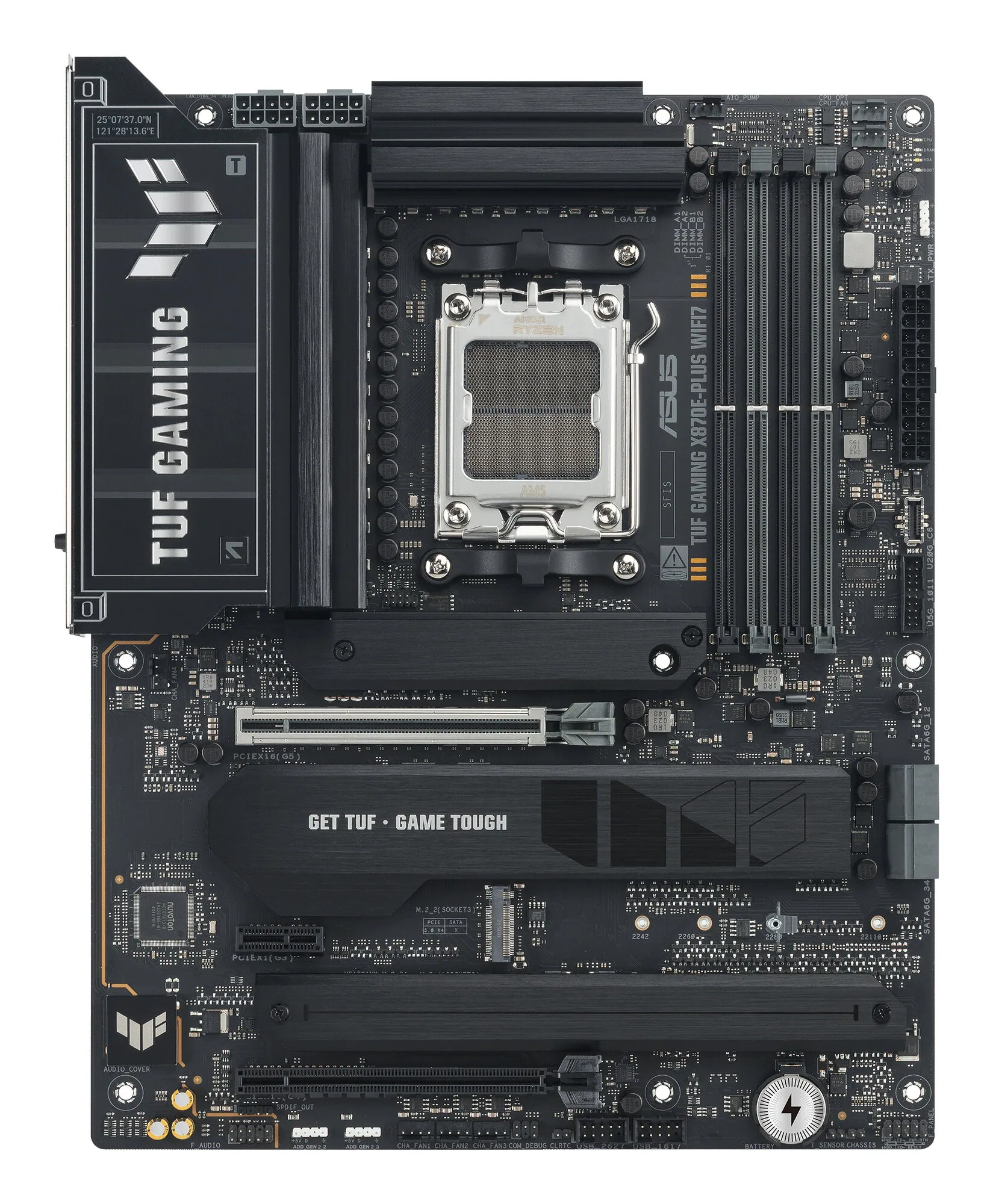 ASUS TUF GAMING X870E-PLUS WIFI7 AMD X870E Sockel AM5 ATX – Bild 1