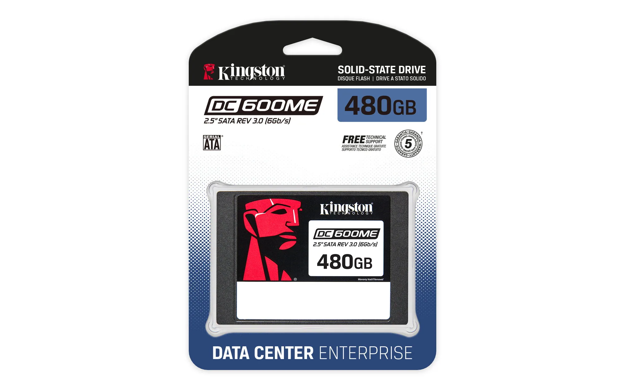 Kingston Technology 480G DC600ME (gemischte Nutzung) 2,5" Enterprise SATA SSD – Bild 3