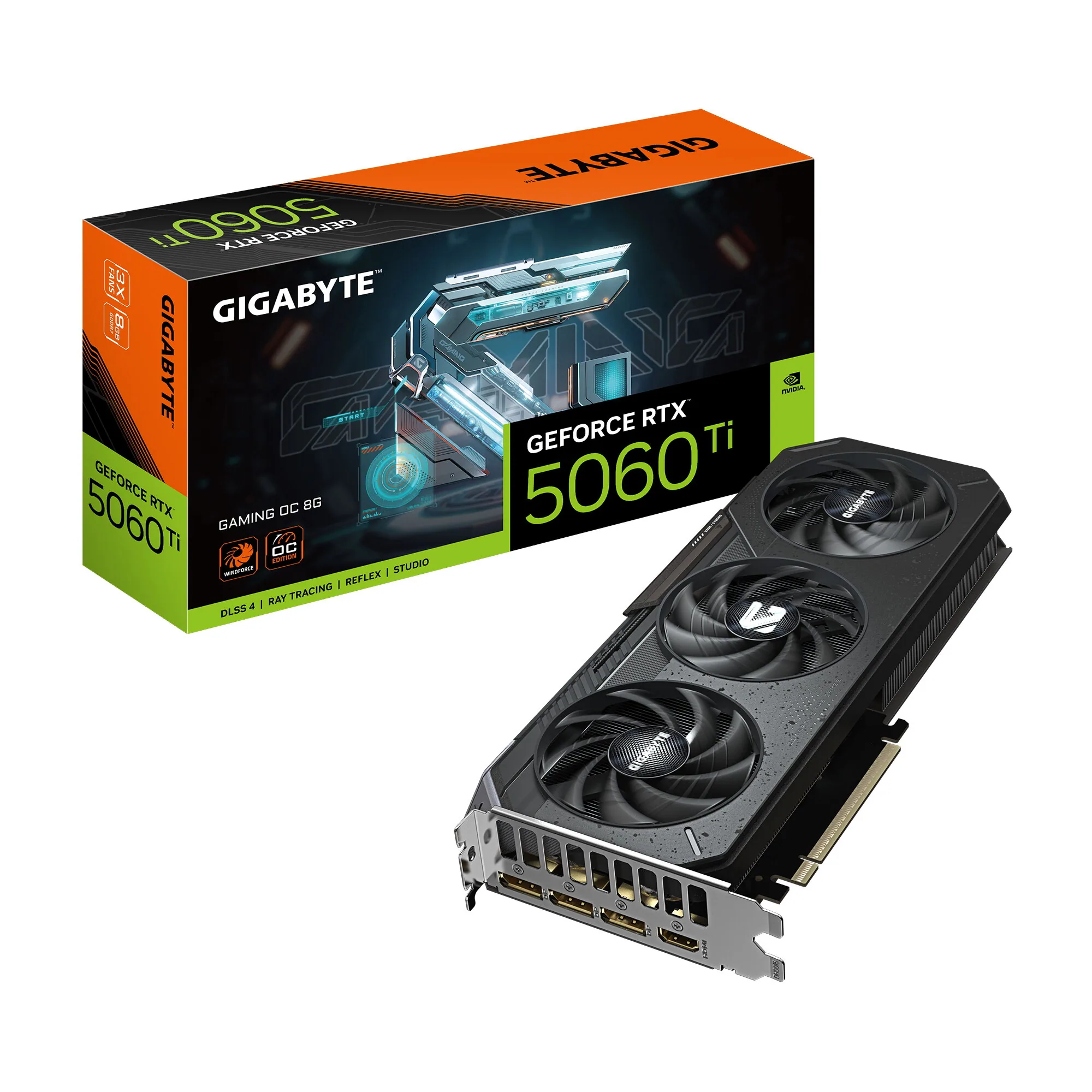 GIGABYTE GeForce RTX 5060 Ti GAMING OC 8G Grafikkarte – Bild 1
