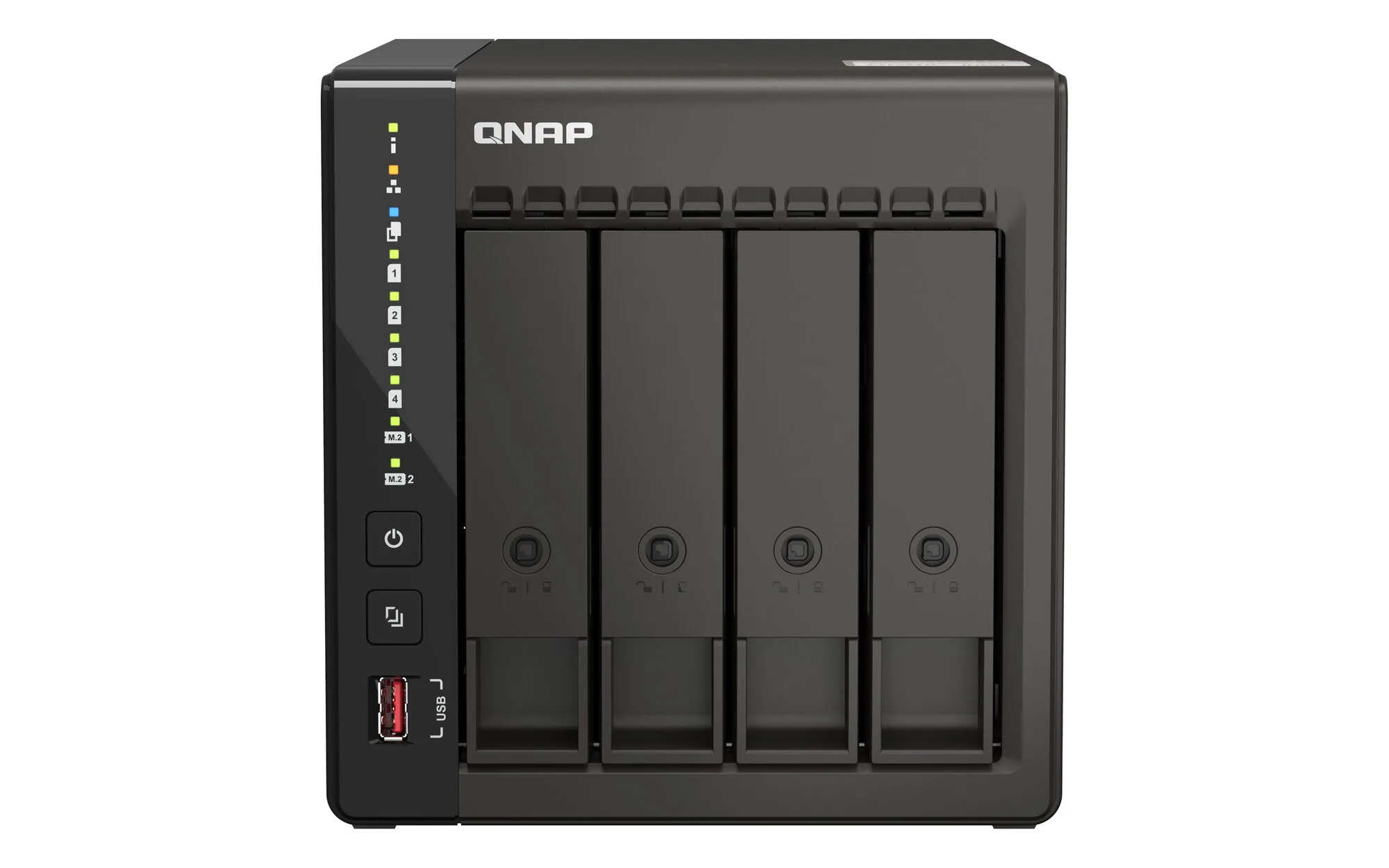 QNAP QVP-41C NAS & Speicherserver Tower Intel® Celeron® J6412 8 GB DDR4 0 TB Schwarz – Bild 1