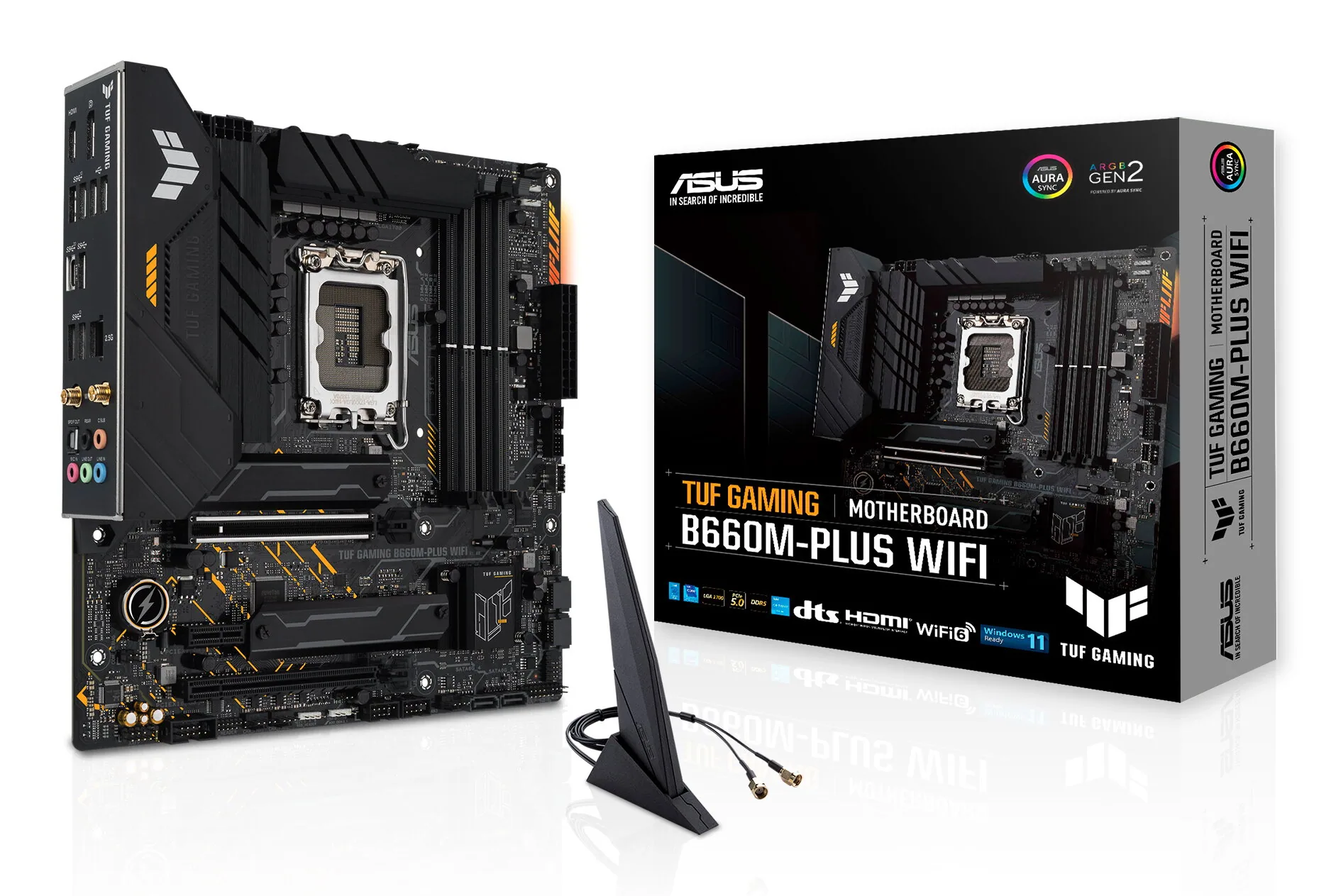ASUS TUF GAMING B660M-PLUS WIFI Intel B660 LGA 1700 micro ATX – Bild 1