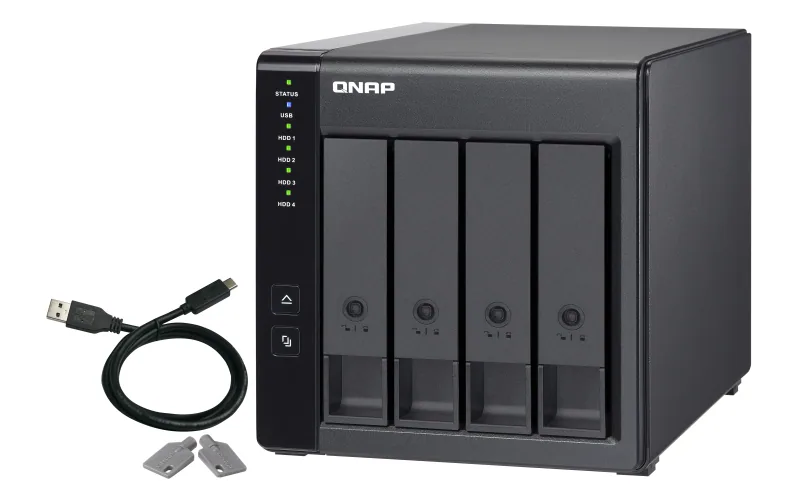 QNAP TR-004 Speicherlaufwerksgehäuse HDD / SSD-Gehäuse Schwarz 2.5/3.5" – Bild 7