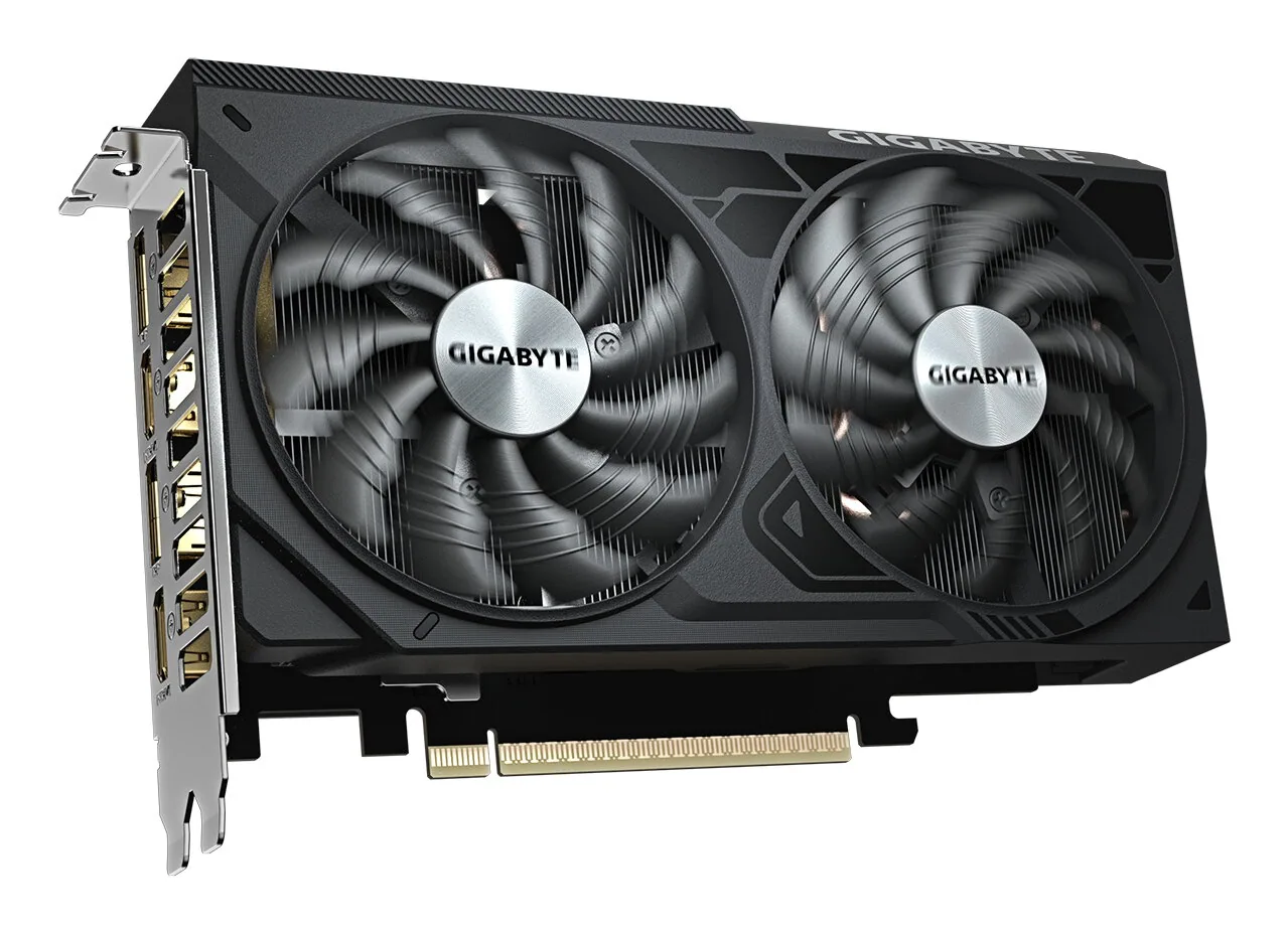 GIGABYTE GeForce RTX 5050 WINDFORCE OC V2 8G Grafikkarte - 8 GB GDDR6, 128bit, PCI-E 5.0, 2572 MHz Kerntakt, 2 x DP, 2 x – Bild 3