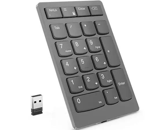 Lenovo 4Y41C33791 Numerische Tastatur Universal RF Wireless Grau – Bild 2
