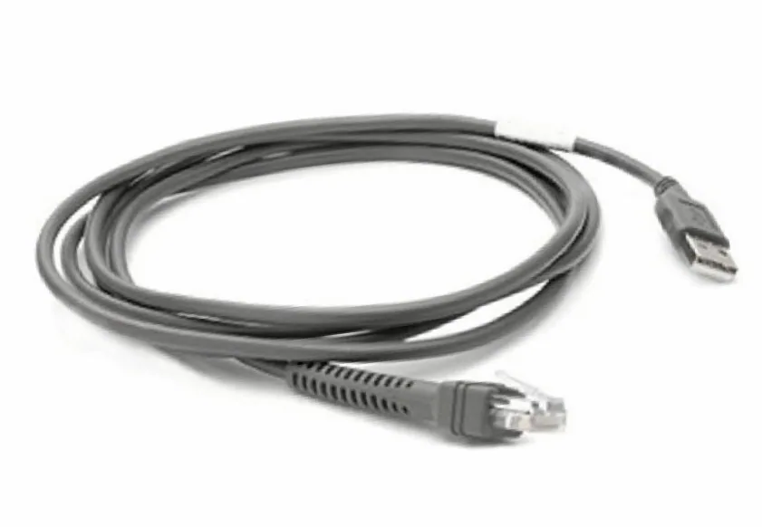 Zebra CBA-U21-S07ZBR Serien-Kabel Schwarz 2,1 m USB EAS – Bild 1