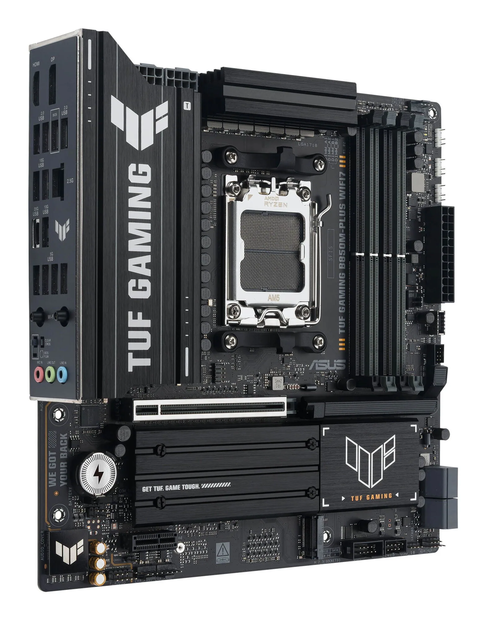 ASUS TUF GAMING B850M-PLUS WIFI7 AMD B850 Sockel AM5 micro ATX – Bild 3