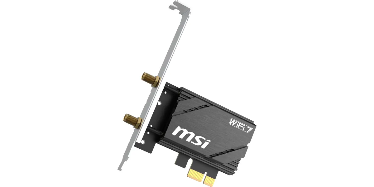 MSI Herald BE6500 WiFi7 PCIe x1 card