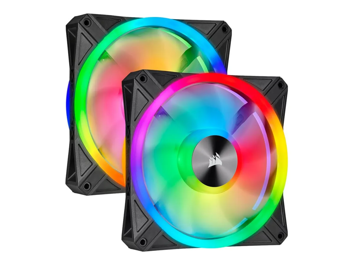 Corsair Lüfter 140*140*25 QL140 RGB Pro LED Fan, Dual Pa