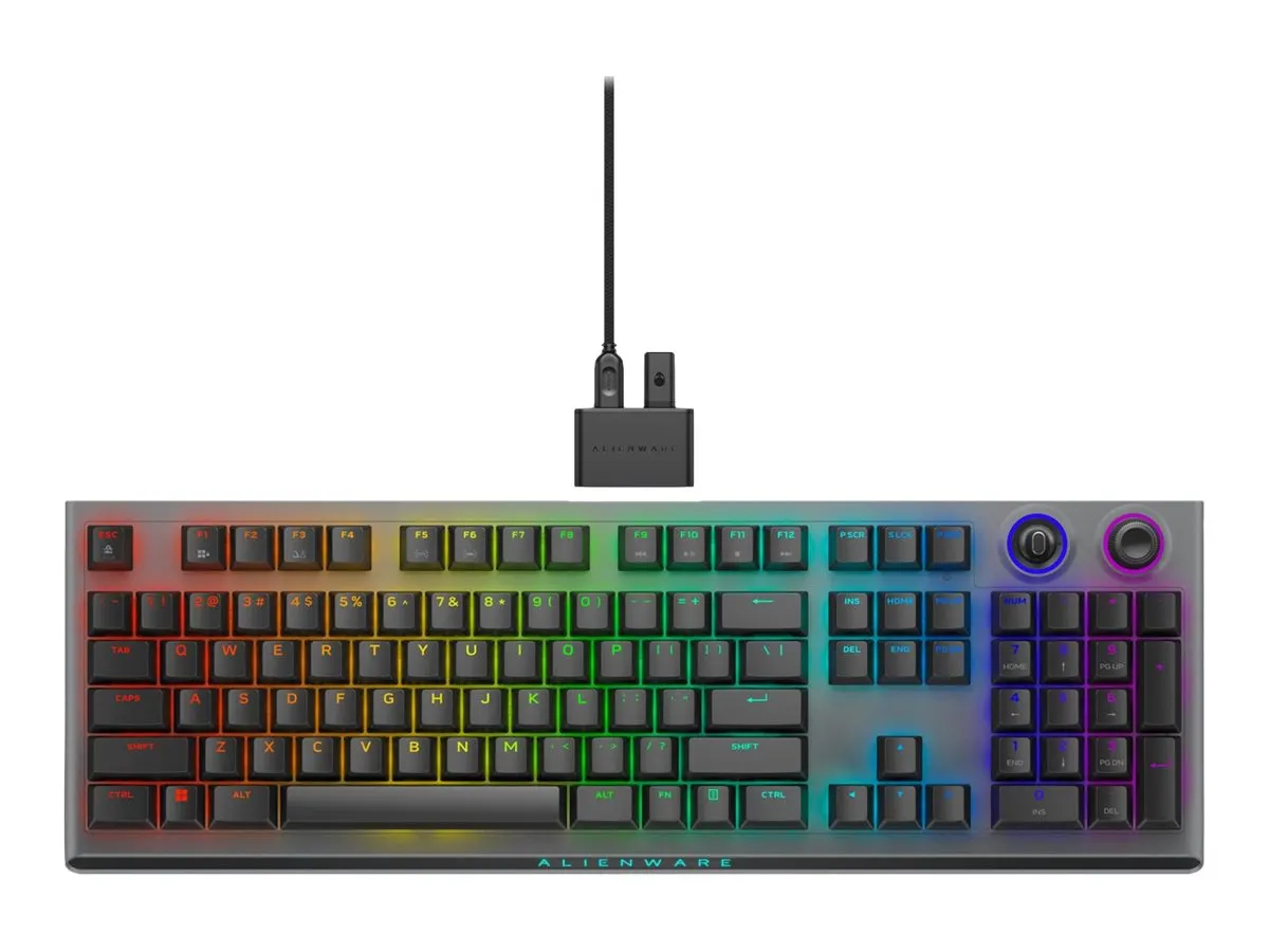 Alienware Tri-Mode RGB Mech UBS-C/2,4GHz/BT5.1 QWERTY Black