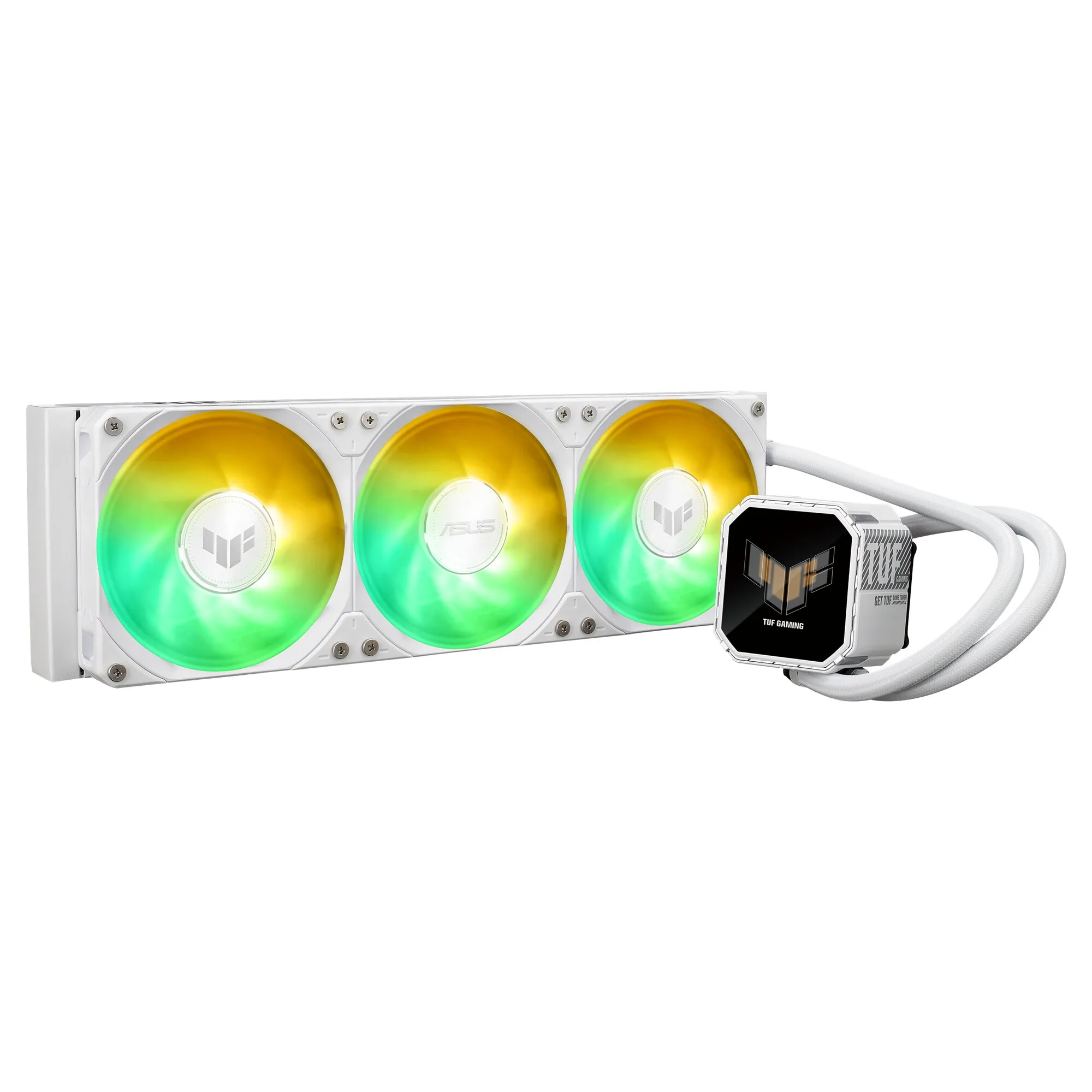 ASUS TUF Gaming LC III 360 ARGB LCD White Edition Prozessor All-in-One-Flüssigkeitskühler 12 cm Weiß 1 Stück(e) – Bild 1