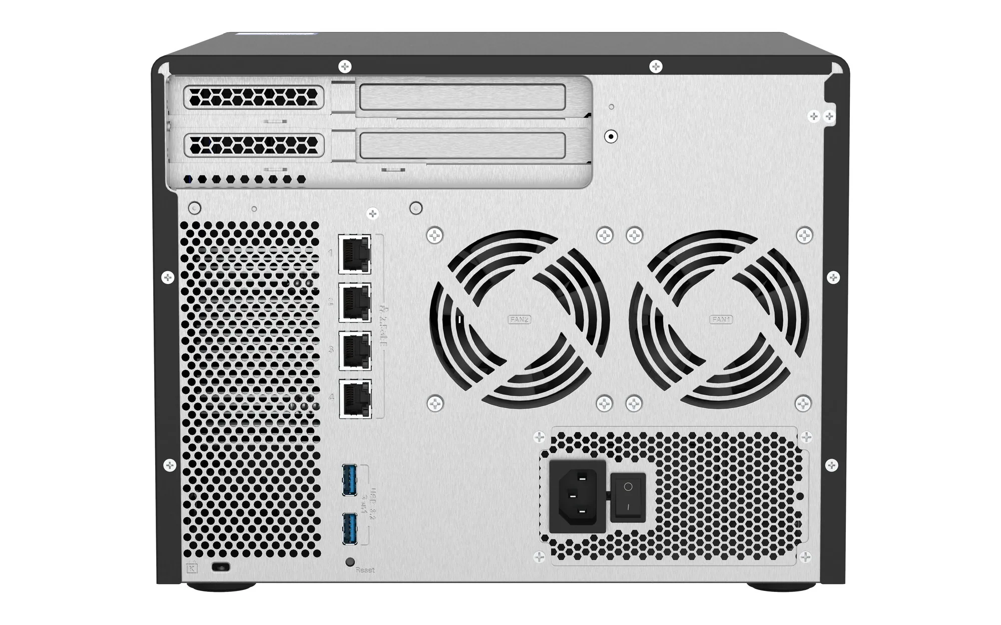 QNAP TS-h886 NAS Tower Intel® Xeon® D D-1602 8 GB DDR4 0 TB QuTS hero Schwarz – Bild 6