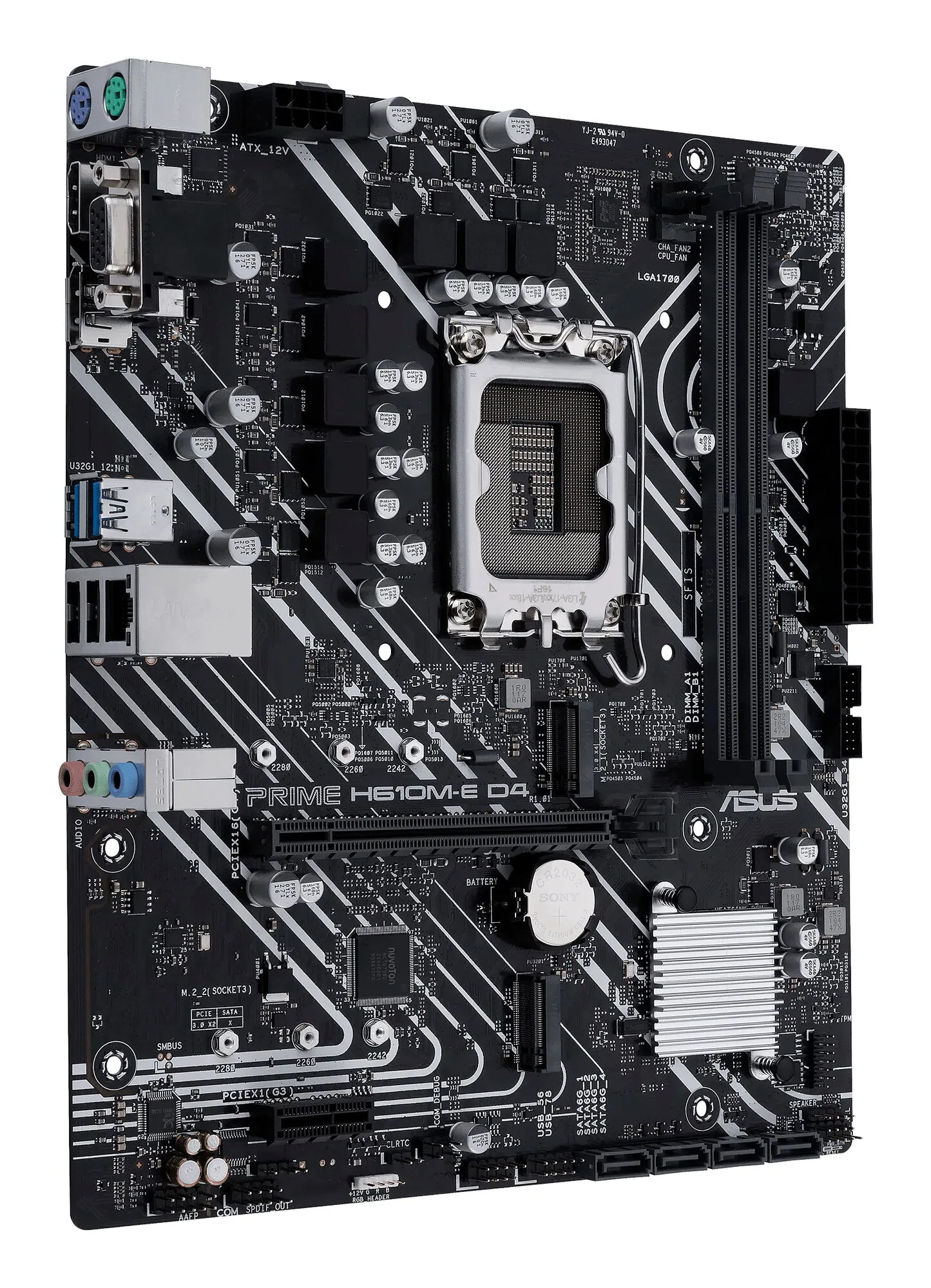 ASUS PRIME H610M-E D4-CSM Intel H610 LGA 1700 micro ATX – Bild 2