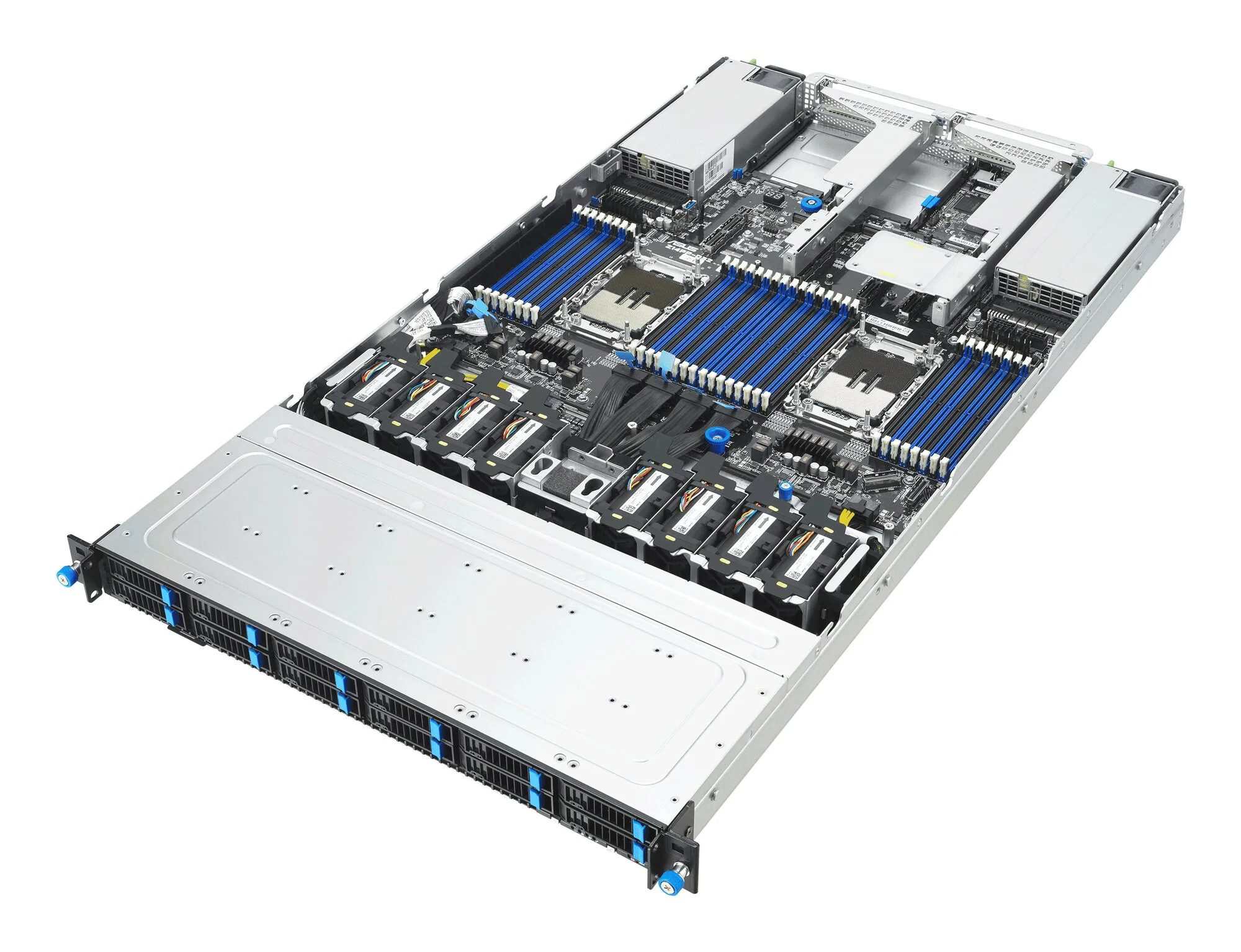 ASUS RS700-E12-RS12U Rack (1U) Schwarz, Stahl – Bild 4