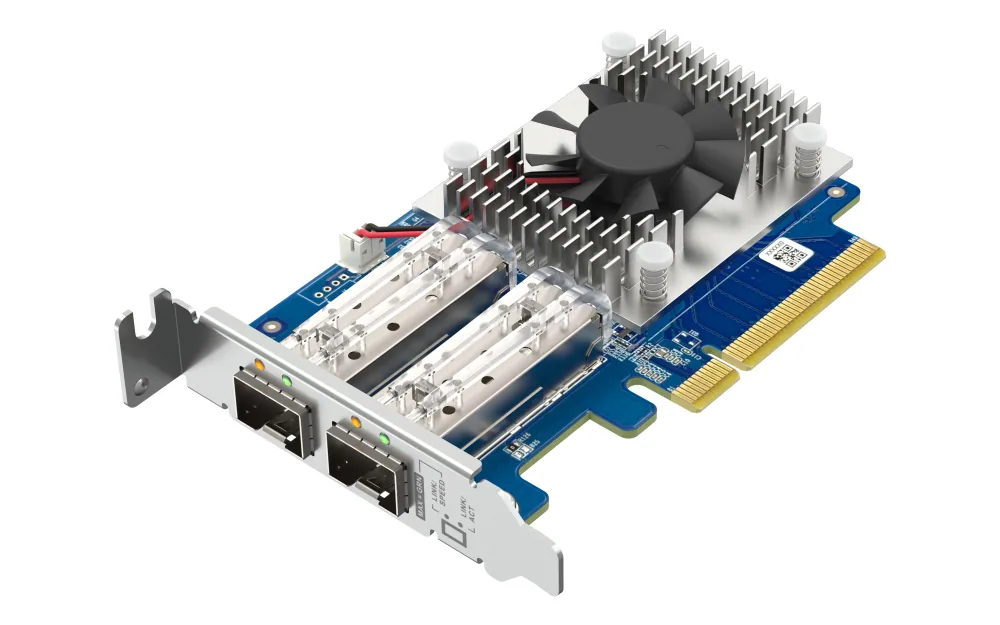 QNAP Dual-Port 10 GbE SFP+ Netzwerkerweiterungskarte – Bild 5