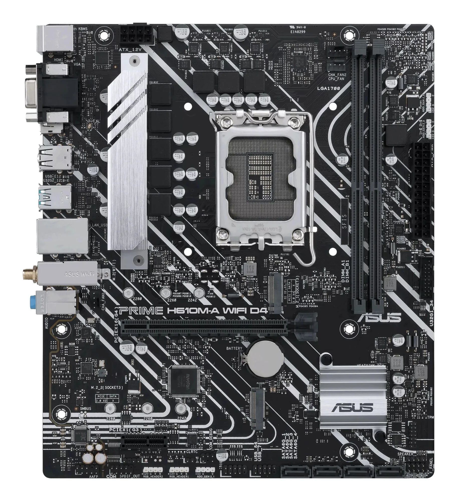ASUS PRIME H610M-A WIFI D4 Intel H610 LGA 1700 micro ATX – Bild 2