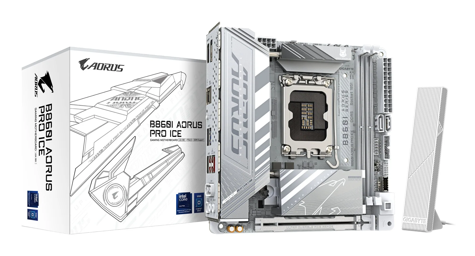 GIGABYTE B860I AORUS PRO ICE Mainboard – Bild 1