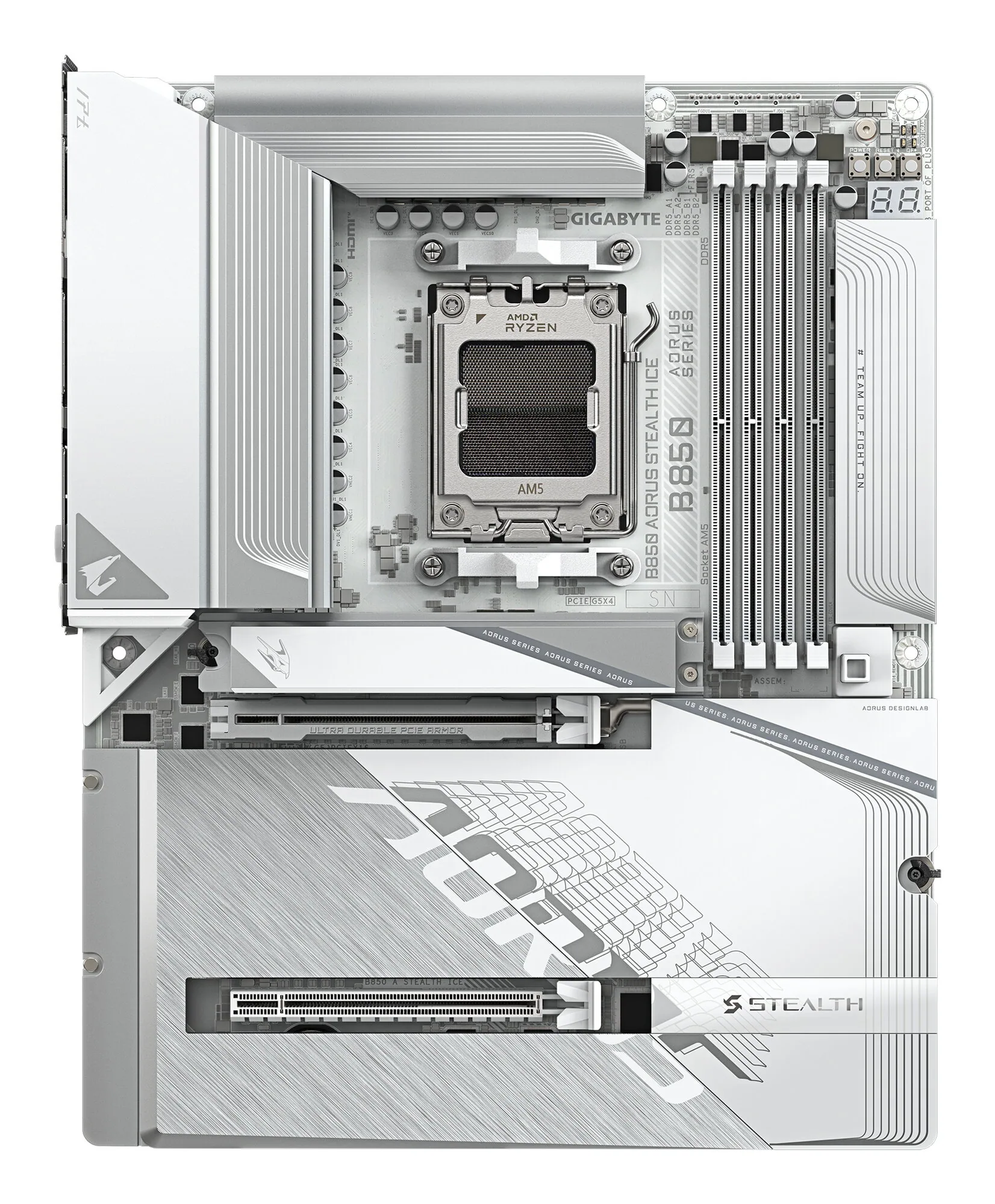 GIGABYTE B850 AORUS STEALTH ICE Mainboard – Bild 2
