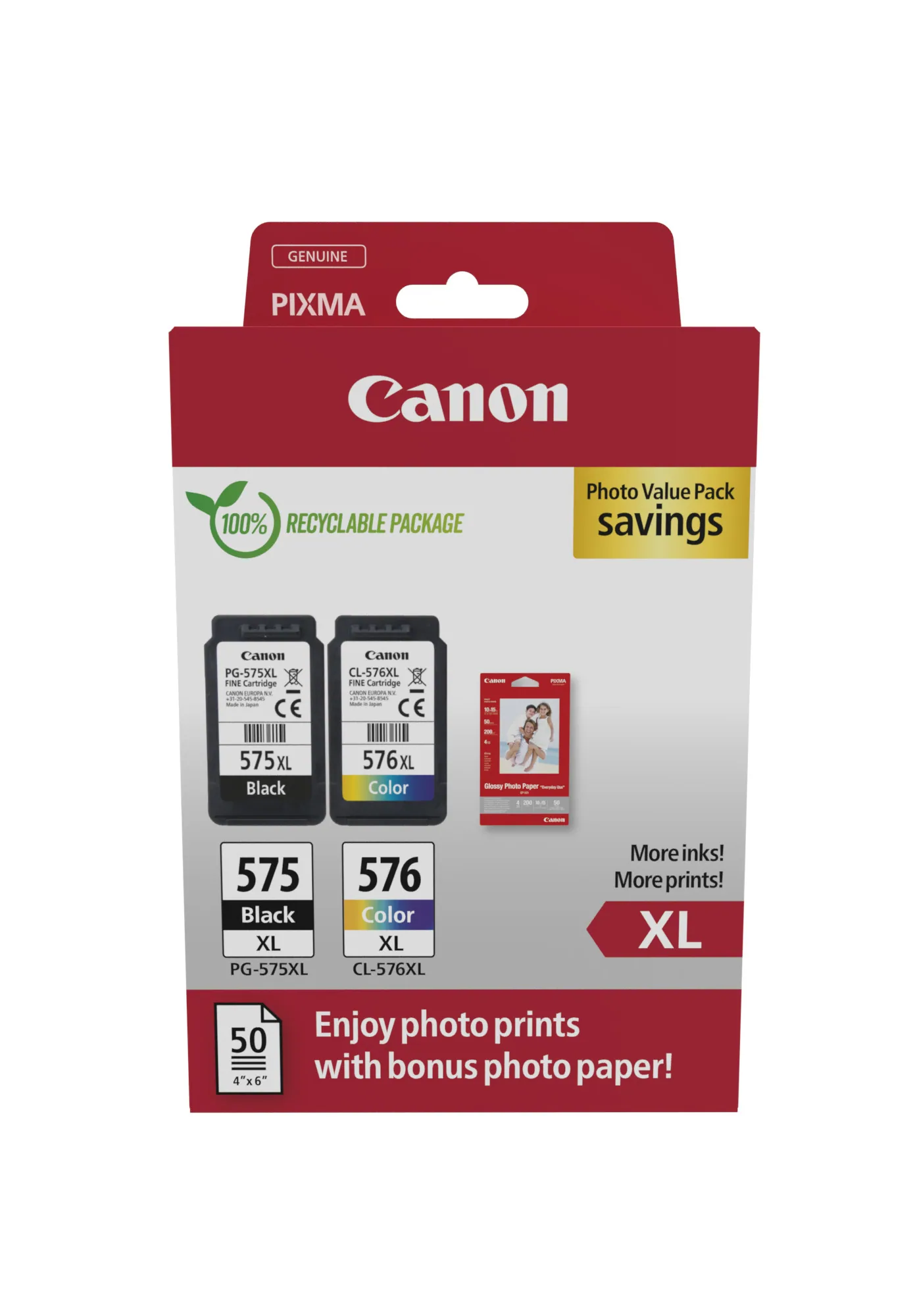 Canon PG-575XL /CL-576XL Photo Value Pack – Bild 1