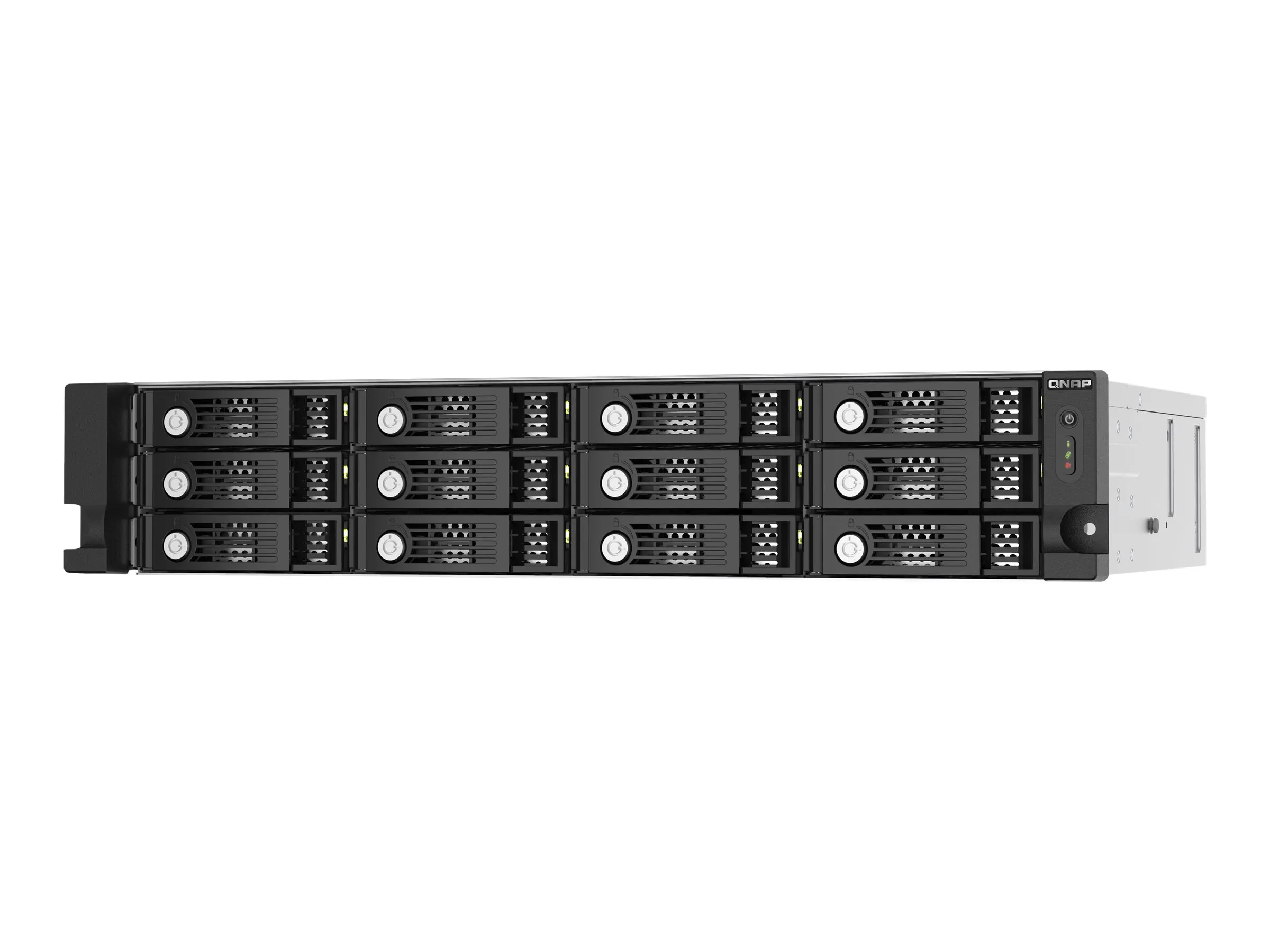 QNAP TL-R1220Sep-RP HDD / SSD-Gehäuse Schwarz, Grau 2.5/3.5"