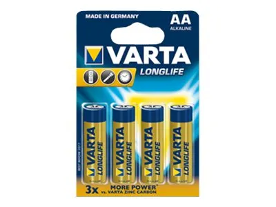Varta Batterie LONGLIFE AA Mignon NEU 4 Stück
