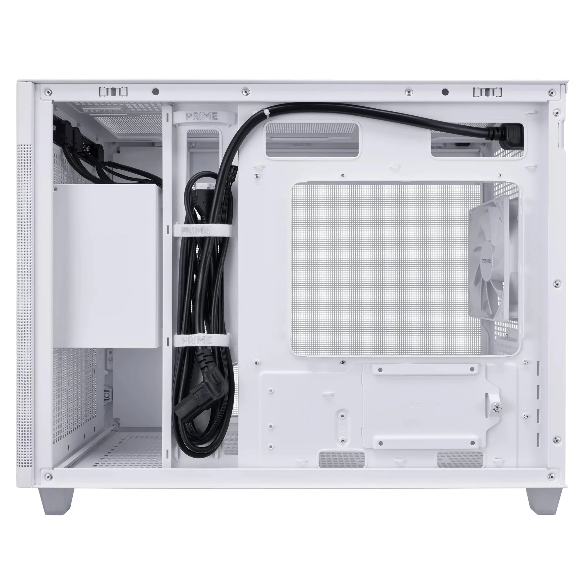 ASUS Prime AP201 MicroATX Mini Tower Weiß – Bild 3