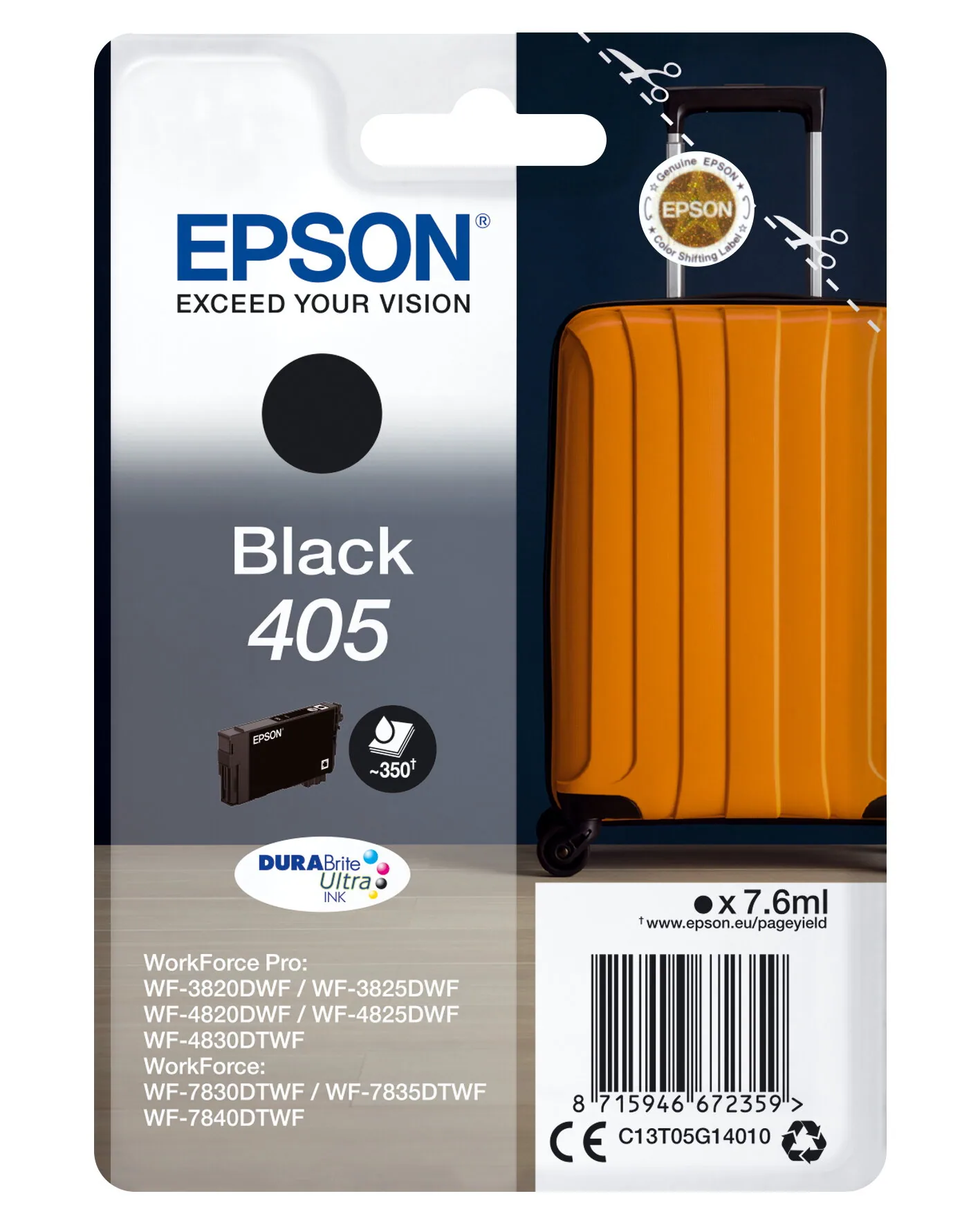 Epson Singlepack Black 405 DURABrite Ultra Ink – Bild 7