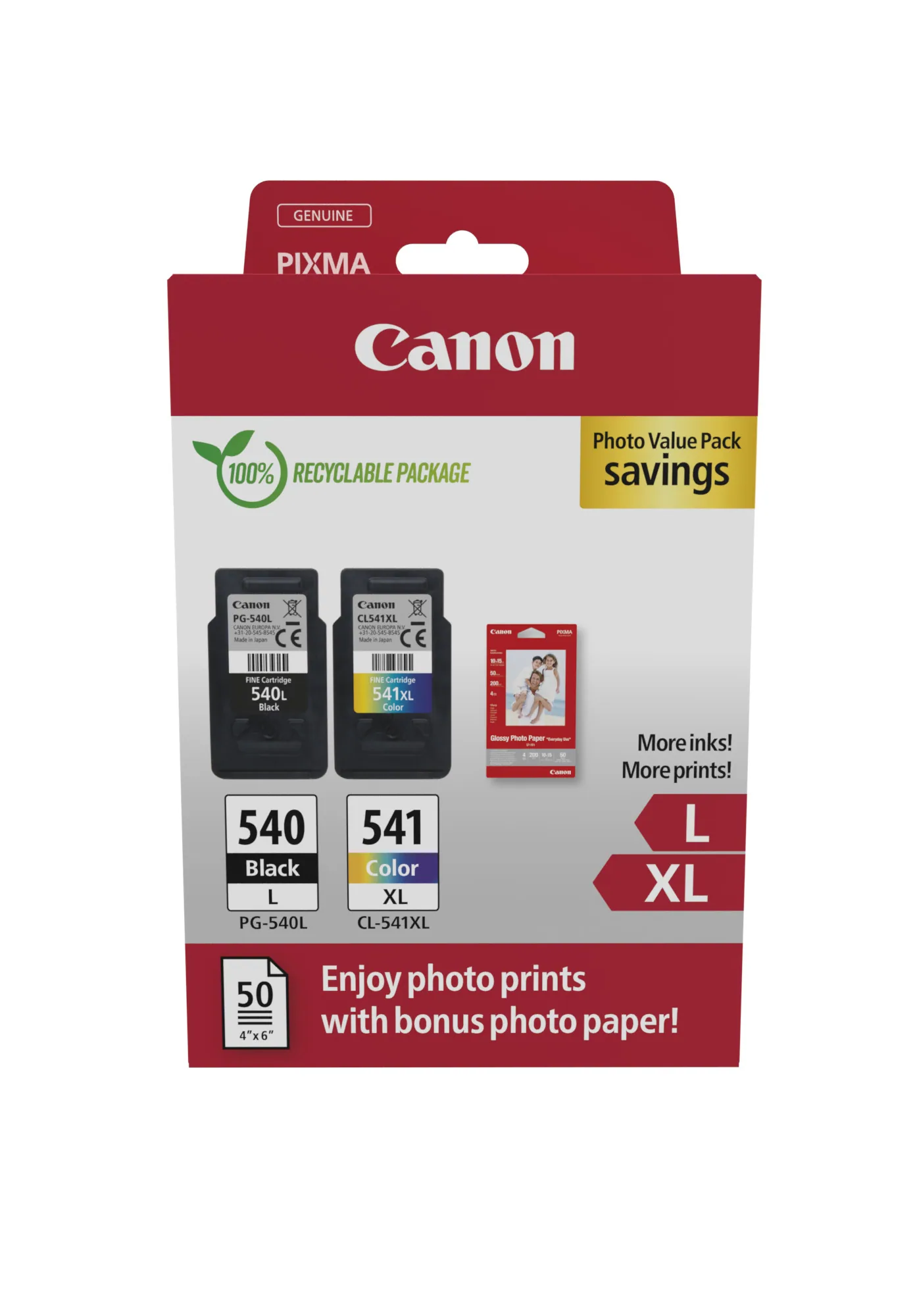 Canon PG540L/CL541XL Photo Value Pack – Bild 1