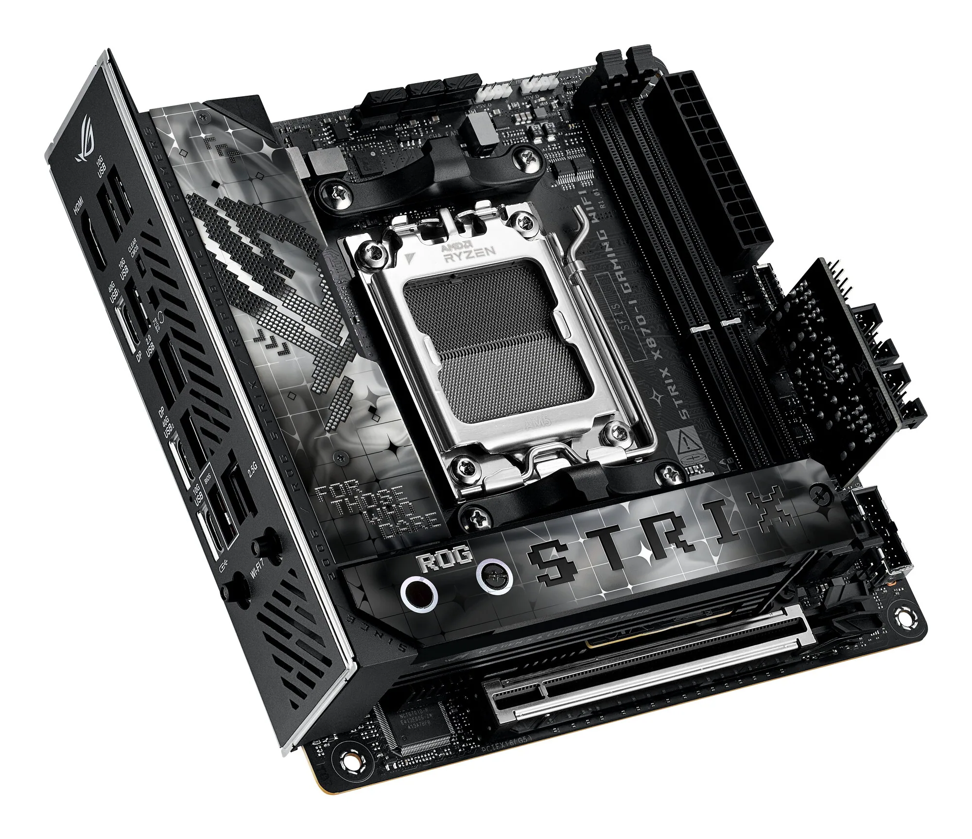 ASUS ROG STRIX X870-I GAMING WIFI AMD X870 Sockel AM5 mini ITX – Bild 6