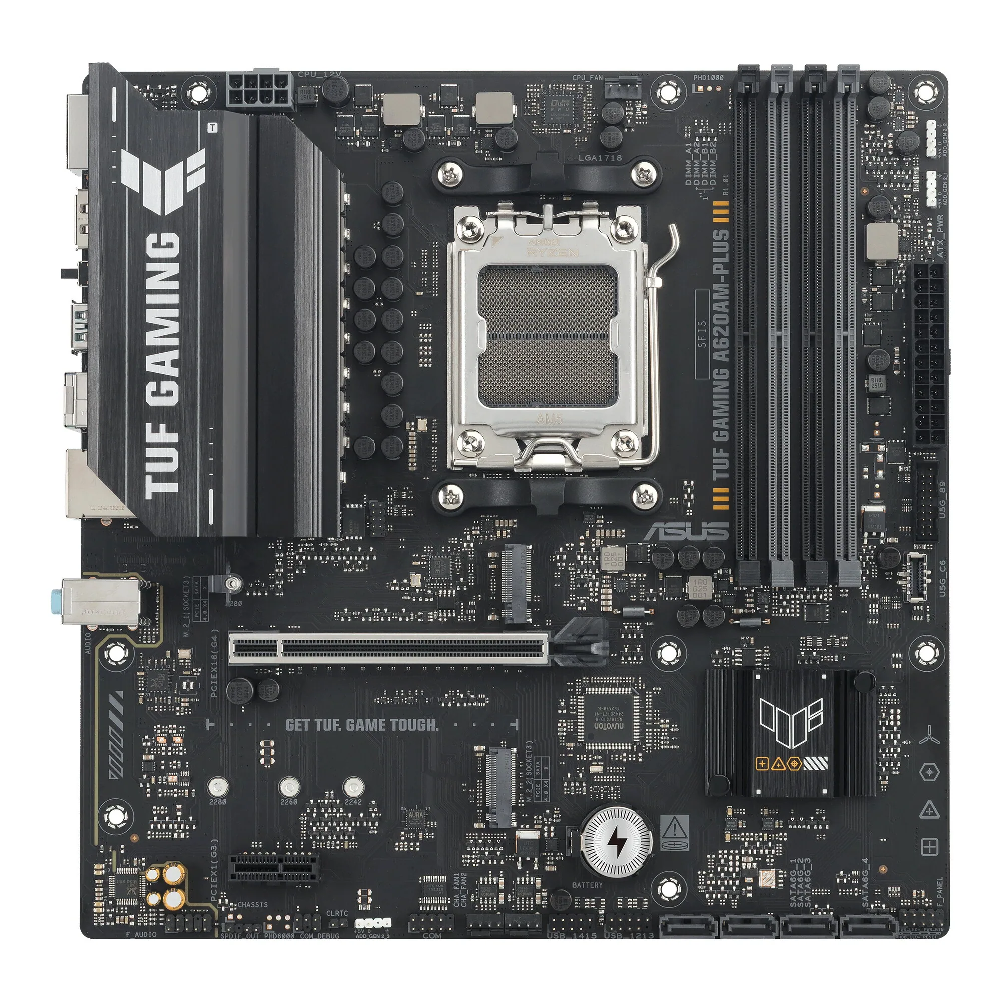 ASUS TUF GAMING A620AM-PLUS AMD A620A Sockel AM5 micro ATX – Bild 1